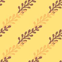 Stylish seamless leaf pattern with a modern twist. vector