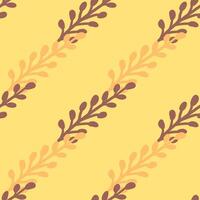 Stylish seamless leaf pattern with a modern twist. vector