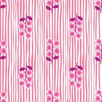 Chic and simple floral pattern. vector