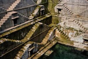 Toorji Ka Jhalra Bavdi stepwell. Jodhpur, Rajasthan, India photo