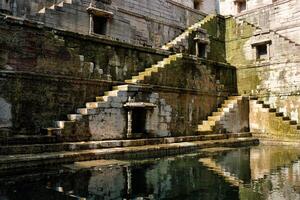 Toorji Ka Jhalra Bavdi stepwell. Jodhpur, Rajasthan, India photo