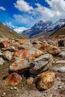 lahaul Valle en indio Himalaya, India foto