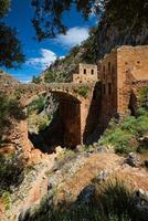 Riuns of Katholiko monastery, Chania region on Crete island, Greece photo