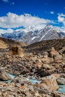 Lahaul Valley in indian Himalayas, India photo