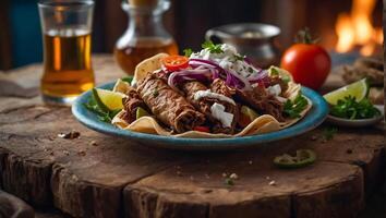 Gyros Greek shawarma photo