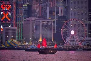 hong kong horizonte. hong kong, China foto