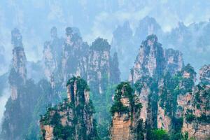 Zhangjiajie mountains, China photo