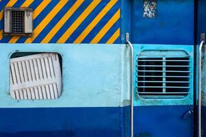 Indian train second class coach photo