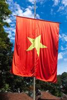 Vietnamese flag in Vietnam photo