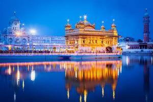 dorado templo, amritsar foto