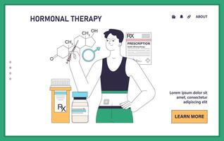 género transición. afirmación de género terapia experiencia. para toda la vida hormona vector