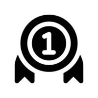 award icon. glyph icon for your website, mobile, presentation, and logo design. vector