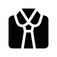suit icon. glyph icon for your website, mobile, presentation, and logo design. vector