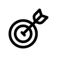 target icon. line icon for your website, mobile, presentation, and logo design. vector