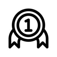 award icon. line icon for your website, mobile, presentation, and logo design. vector