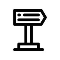 direction icon. line icon for your website, mobile, presentation, and logo design. vector