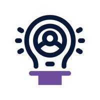 employee idea icon. mixed icon for your website, mobile, presentation, and logo design. vector