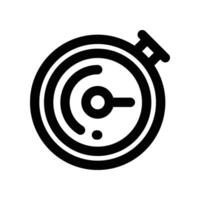 stopwatch icon. line icon for your website, mobile, presentation, and logo design. vector