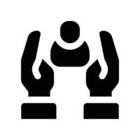 customer icon. glyph icon for your website, mobile, presentation, and logo design. vector