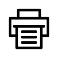 printer icon. line icon for your website, mobile, presentation, and logo design. vector