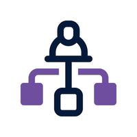 hierarchy icon. mixed icon for your website, mobile, presentation, and logo design. vector