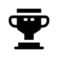 trophy icon. glyph icon for your website, mobile, presentation, and logo design. vector