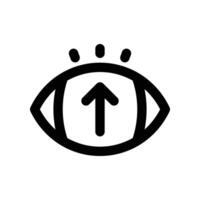 vision icon. line icon for your website, mobile, presentation, and logo design. vector
