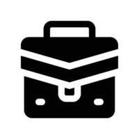 briefcase icon. glyph icon for your website, mobile, presentation, and logo design. vector