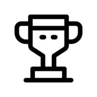 trophy icon. line icon for your website, mobile, presentation, and logo design. vector