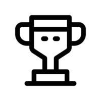 trophy icon. line icon for your website, mobile, presentation, and logo design. vector