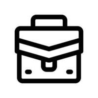 briefcase icon. line icon for your website, mobile, presentation, and logo design. vector