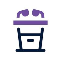 podium icon. dual tone icon for your website, mobile, presentation, and logo design. vector