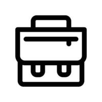 briefcase icon. line icon for your website, mobile, presentation, and logo design. vector