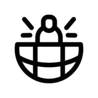 global work icon. line icon for your website, mobile, presentation, and logo design. vector