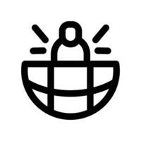 global work icon. line icon for your website, mobile, presentation, and logo design. vector