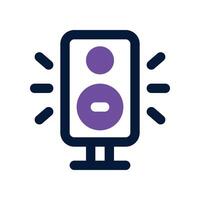 sound speaker icon. dual tone icon for your website, mobile, presentation, and logo design. vector