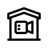 home call icon. line icon for your website, mobile, presentation, and logo design. vector