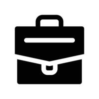 briefcase icon. glyph icon for your website, mobile, presentation, and logo design. vector