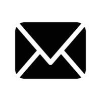 mail icon. glyph icon for your website, mobile, presentation, and logo design. vector