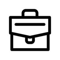 briefcase icon. line icon for your website, mobile, presentation, and logo design. vector