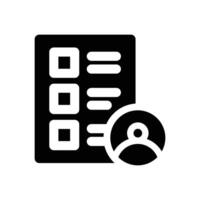 task icon. glyph icon for your website, mobile, presentation, and logo design. vector