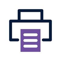 printer icon. mixed icon for your website, mobile, presentation, and logo design. vector