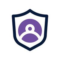 employee protection icon. mixed icon for your website, mobile, presentation, and logo design. vector