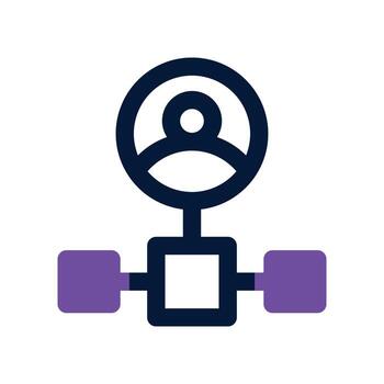 hierarchy icon. mixed icon for your website, mobile, presentation, and logo design. vector