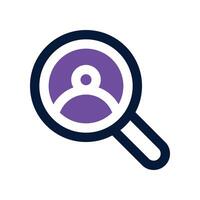 talent search icon. mixed icon for your website, mobile, presentation, and logo design. vector