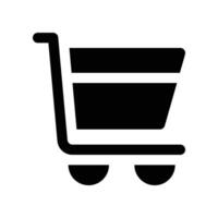 trolley icon. glyph icon for your website, mobile, presentation, and logo design. vector