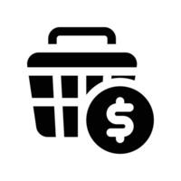 payment icon. glyph icon for your website, mobile, presentation, and logo design. vector