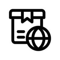 worldwide icon. line icon for your website, mobile, presentation, and logo design. vector