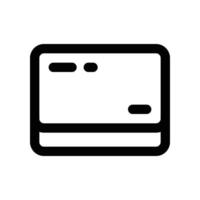 wallet icon. line icon for your website, mobile, presentation, and logo design. vector