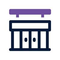 supermarket icon. dual tone icon for your website, mobile, presentation, and logo design. vector